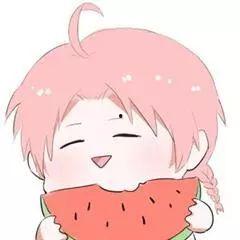 头像 卡通动漫吃瓜,欢乐无限